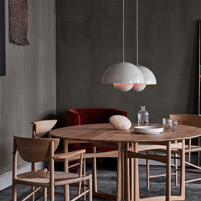 Nodic bloempot hanglamp voor slaapkamer