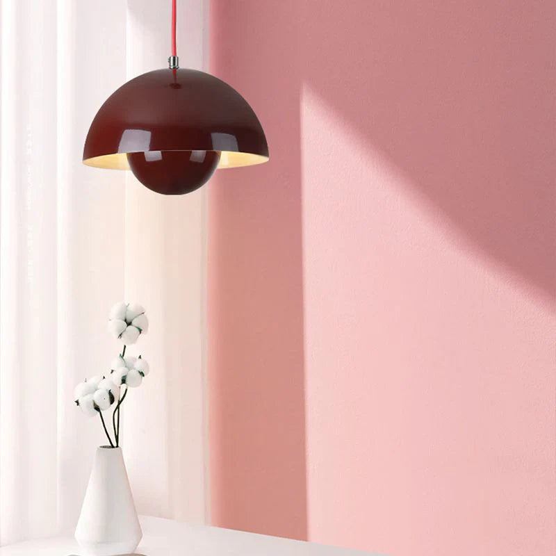 Nodic bloempot hanglamp voor slaapkamer