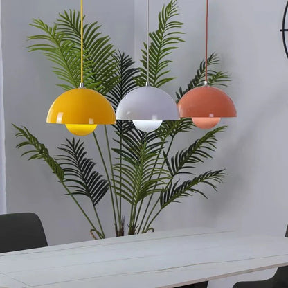 Nodic bloempot hanglamp voor slaapkamer