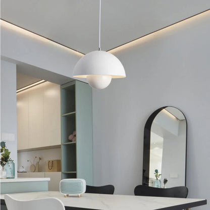 Nodic bloempot hanglamp voor slaapkamer