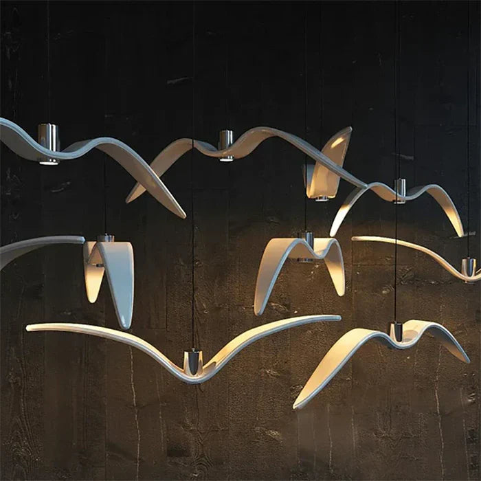 SnavelSchittering | Plafondlamp in vogeldesign