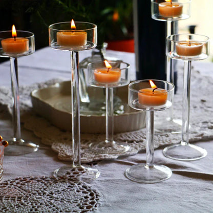 CrystalClear - glazen theelichthouder