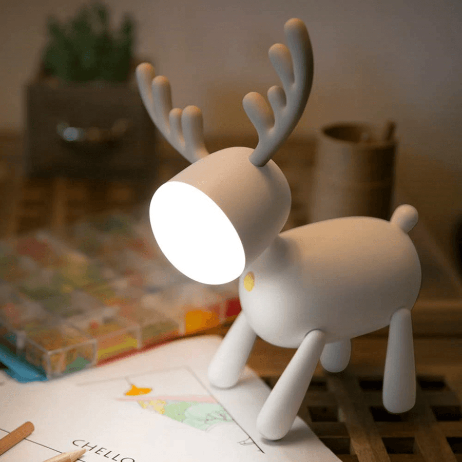 USB oplaadbaar schattig hert LED-nachtlampje