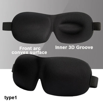 3D-slaapmasker | lichte blokkering en zacht gevoerd