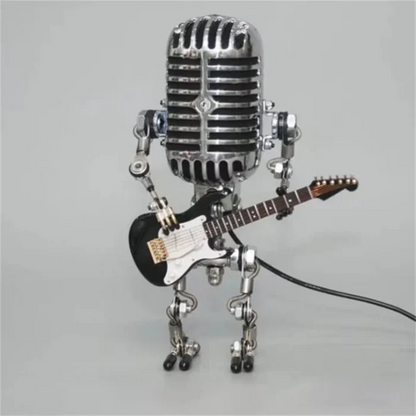 Gitaarlamp - lamprobot met gitaar