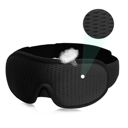 3D-slaapmasker | lichte blokkering en zacht gevoerd