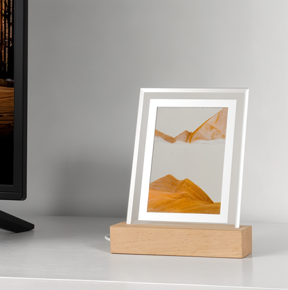 3DFlow nachtlampje - creatief frame drijfzand kunstdecor