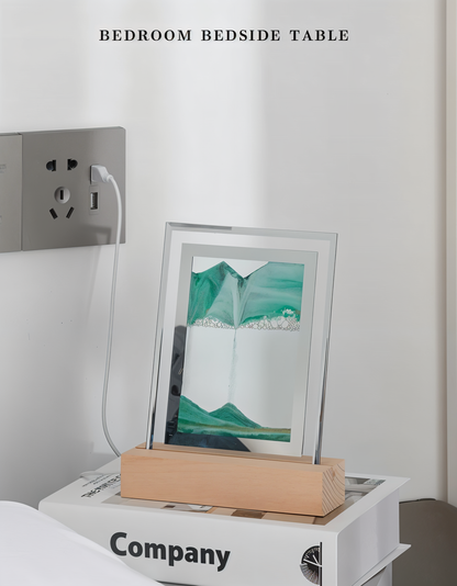 3DFlow nachtlampje - creatief frame drijfzand kunstdecor