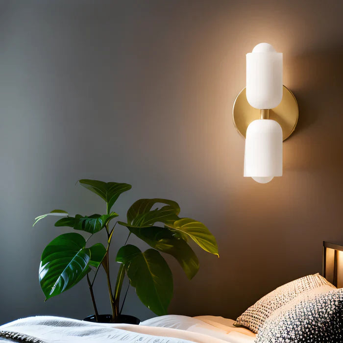 AcrylCapsule wandlamp - wandlamp met twee koppen - wandlampen voor interieurs
