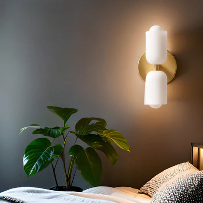 AcrylCapsule wandlamp - wandlamp met twee koppen - wandlampen voor interieurs