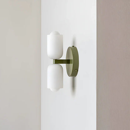 AcrylCapsule wandlamp - wandlamp met twee koppen - wandlampen voor interieurs