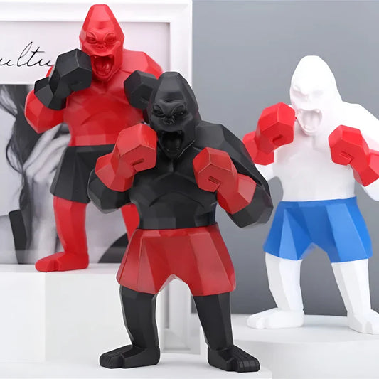 ApePunch beeldje- doos geest gorilla hars decoratie