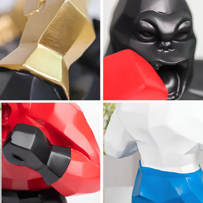 ApePunch beeldje- doos geest gorilla hars decoratie