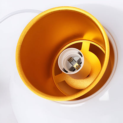 Appel hanglamp - zwart wit zon hanglamp - artistieke e27 hanglamp