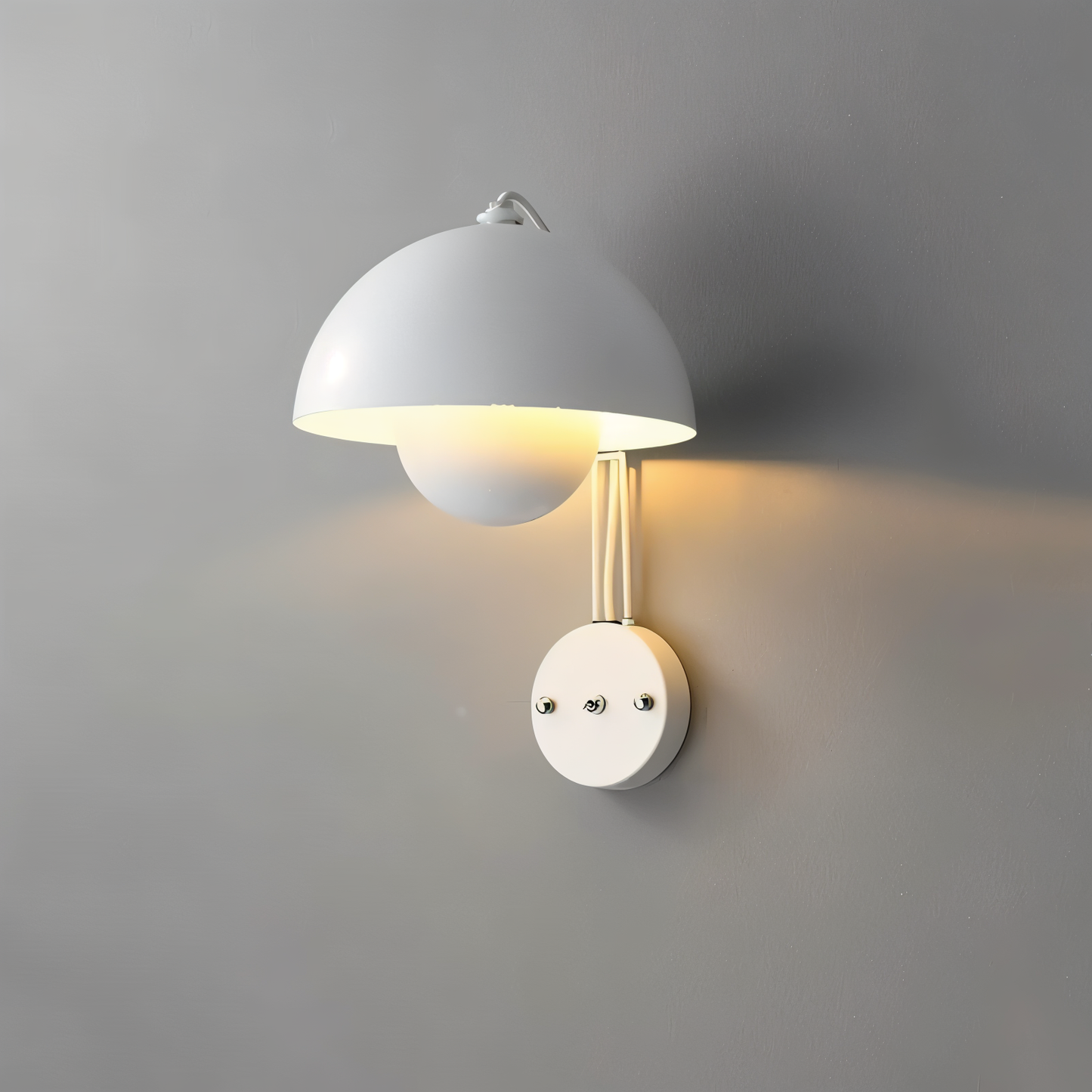 DomicBud wandlamp - bloemknop macaron wandlamp - stijlvolle ronde led lamp