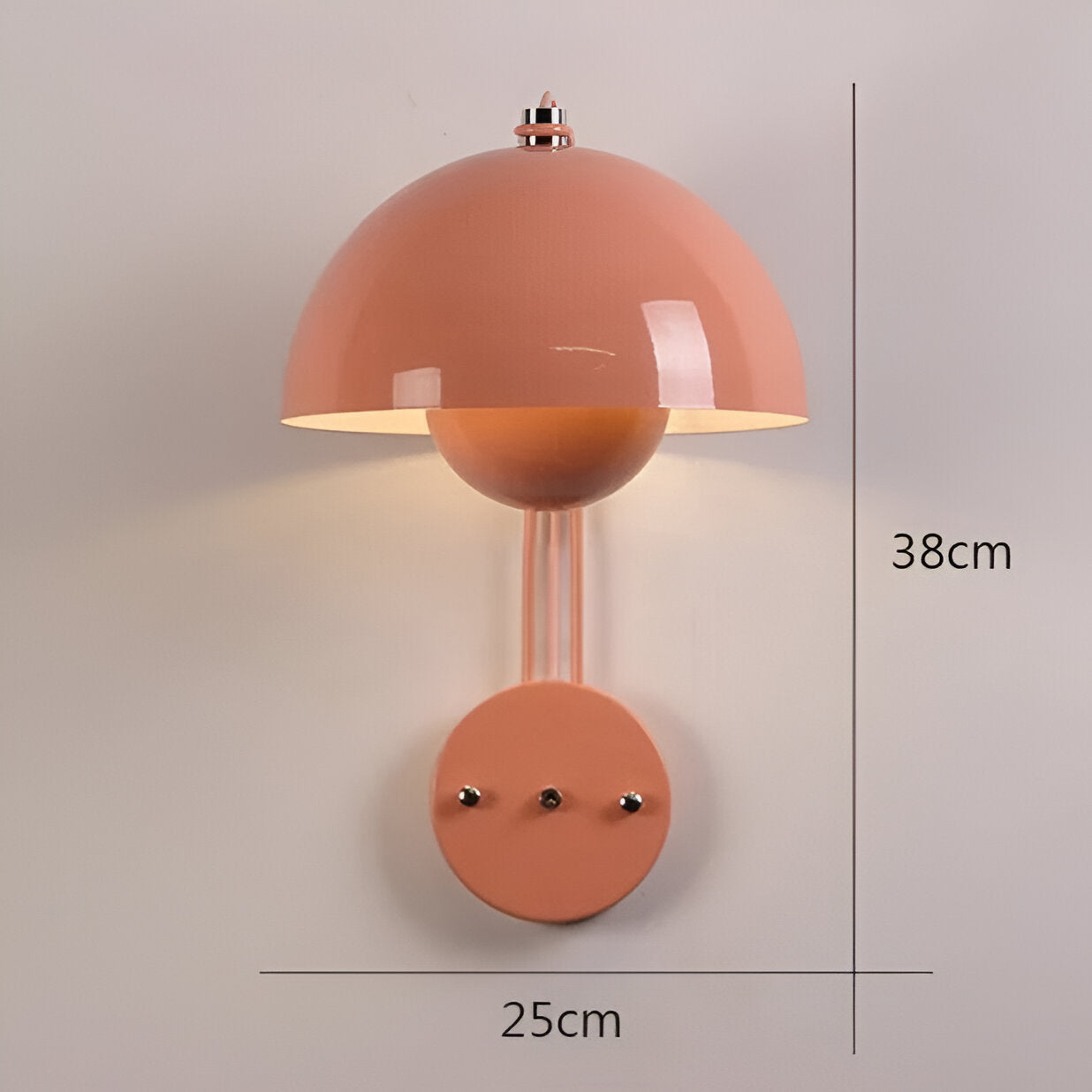 DomicBud wandlamp - bloemknop macaron wandlamp - stijlvolle ronde led lamp