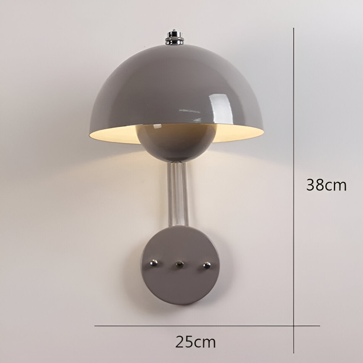 DomicBud wandlamp - bloemknop macaron wandlamp - stijlvolle ronde led lamp