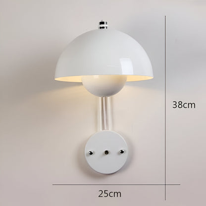 DomicBud wandlamp - bloemknop macaron wandlamp - stijlvolle ronde led lamp