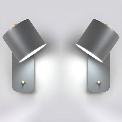EasyPush wandlamp - draaibare mini cilinder led lamp