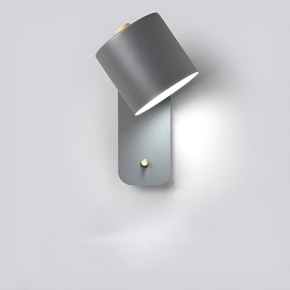 EasyPush wandlamp - draaibare mini cilinder led lamp