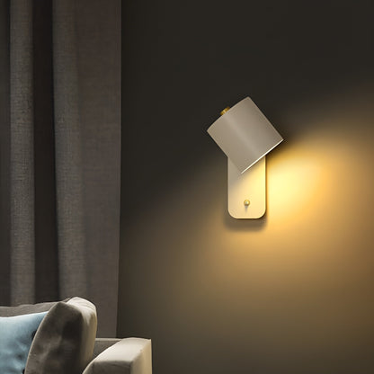 EasyPush wandlamp - draaibare mini cilinder led lamp