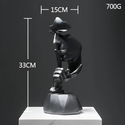 Expressive Face - creatieve abstracte gezichtssculptuur voor thuis en op kantoor