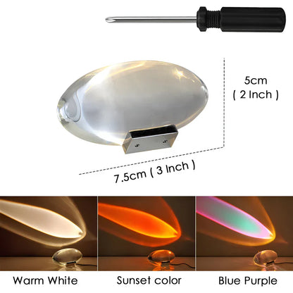 Eyesparkle lamp - hemels kristallen prisma projectielicht