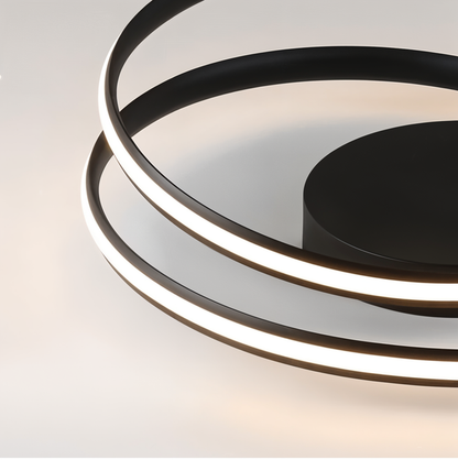 Fancywhirl plafondlamp - acrylaat opbouwspiraalring