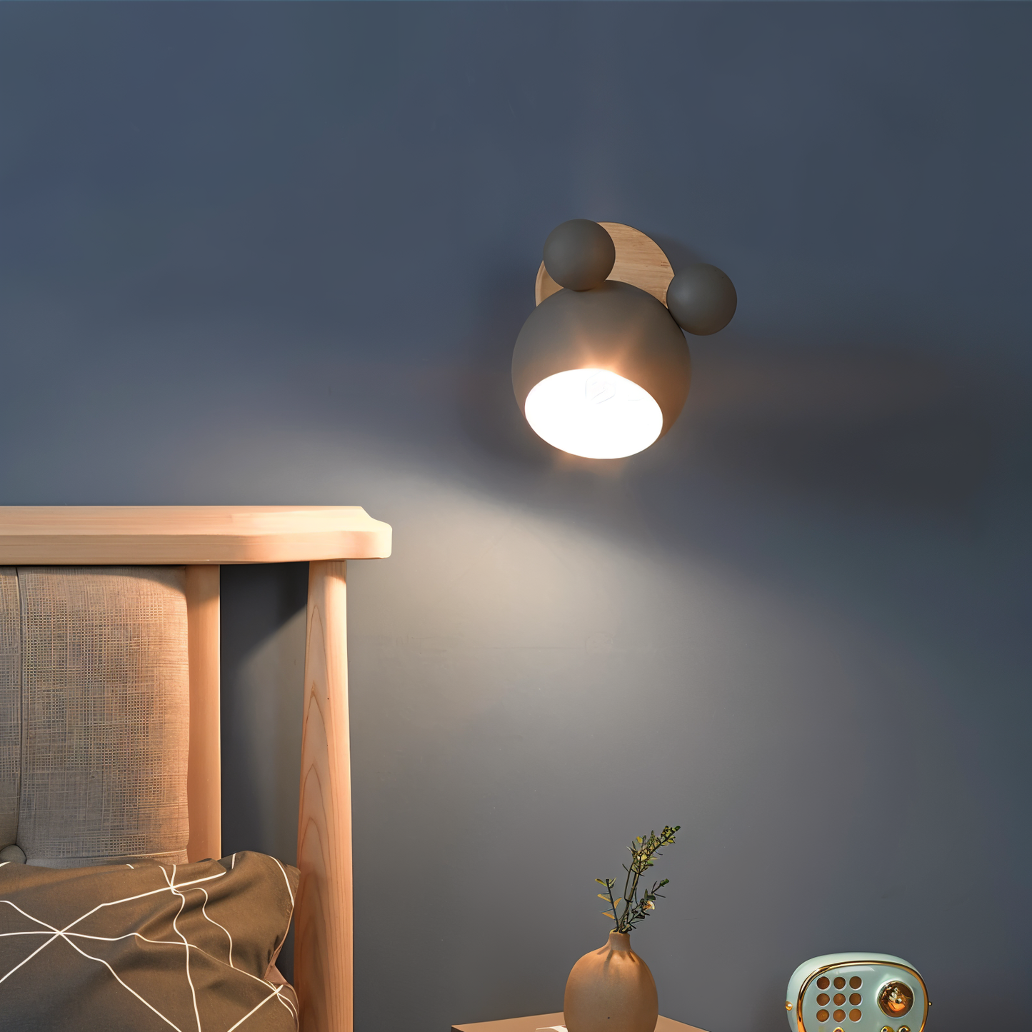 FlashMouse wandlamp - oterende macaron wandlamp - betoverende wandverlichting