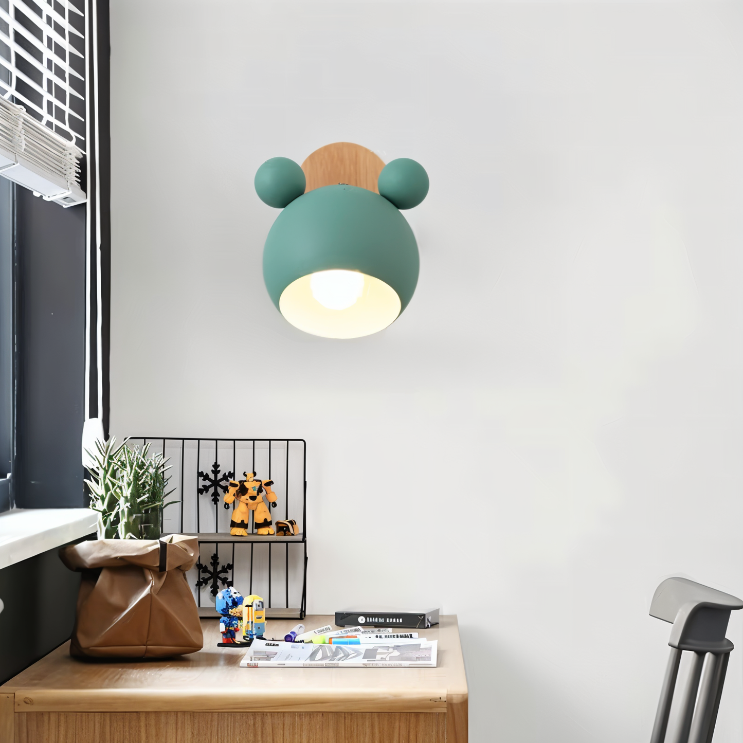 FlashMouse wandlamp - oterende macaron wandlamp - betoverende wandverlichting