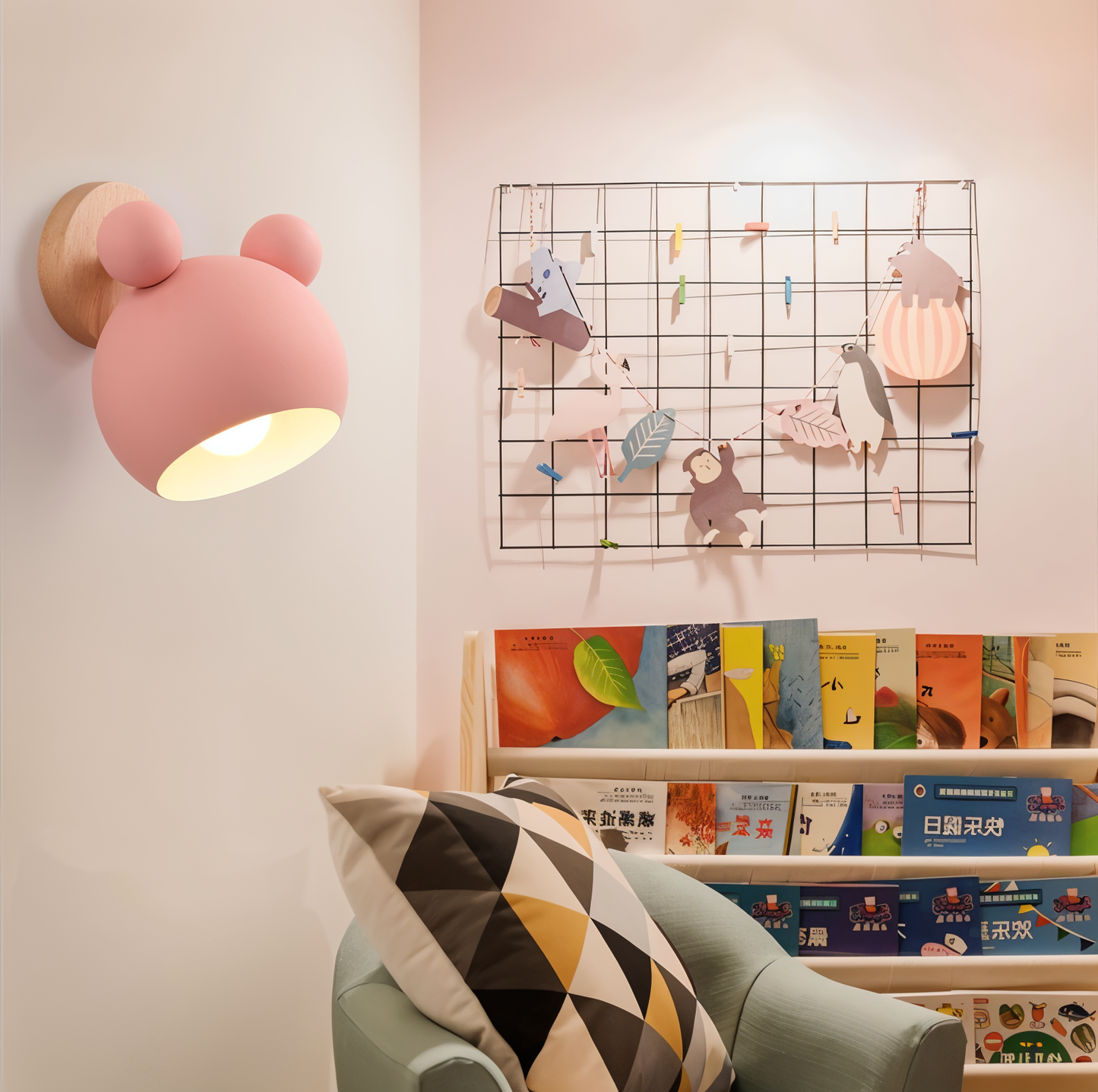 FlashMouse wandlamp - oterende macaron wandlamp - betoverende wandverlichting