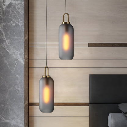 GlassGleam hanglamp - enkelzijdige vintage glazen bol