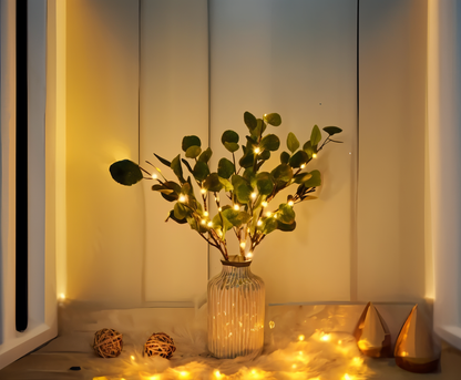 Glimmery branch lights - magische led fairy lights op batterijen - 70cm glinsterende kunsttak