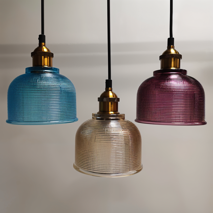 Glossy Bell hanglamp - kleurrijke retro glazen hanglamp-moderne hanglamp