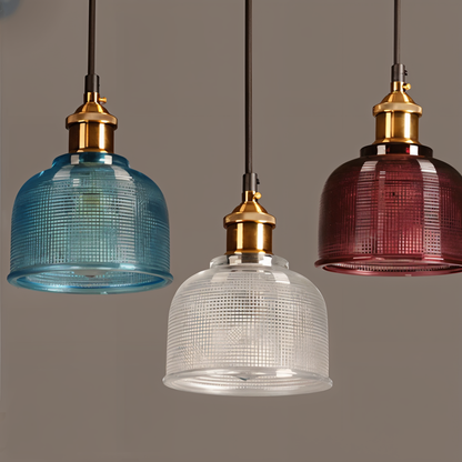 Glossy Bell hanglamp - kleurrijke retro glazen hanglamp-moderne hanglamp