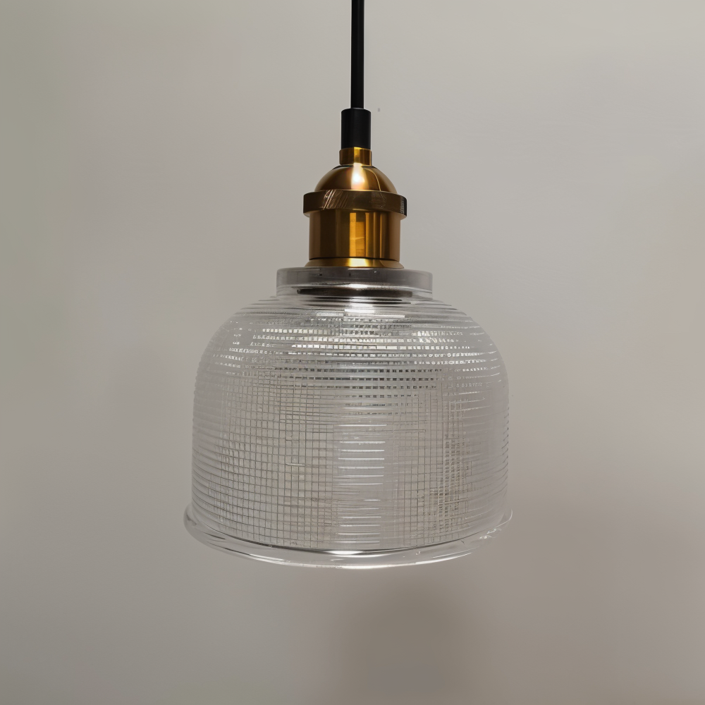Glossy Bell hanglamp - kleurrijke retro glazen hanglamp-moderne hanglamp