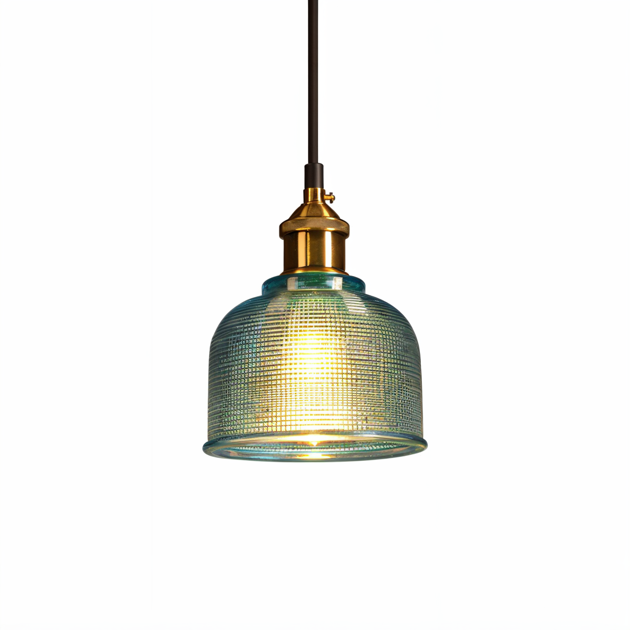 Glossy Bell hanglamp - kleurrijke retro glazen hanglamp-moderne hanglamp