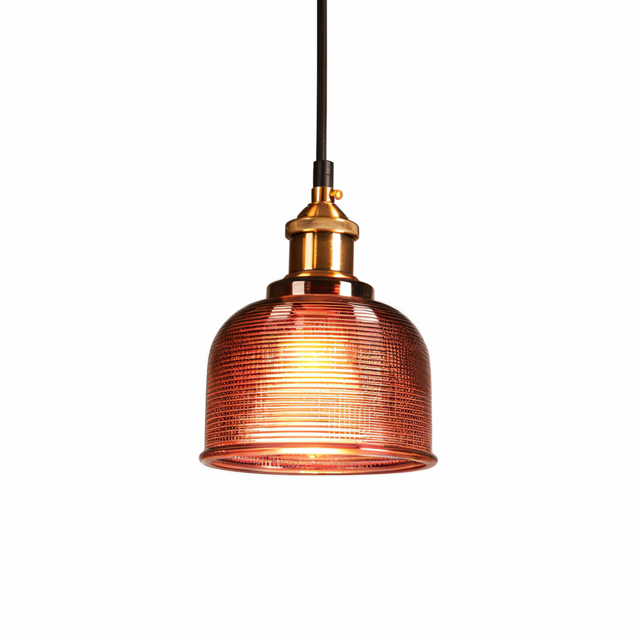 Glossy Bell hanglamp - kleurrijke retro glazen hanglamp-moderne hanglamp