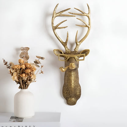 Golden Head - multifunctionele head wandhaak decoratie en wandopslag