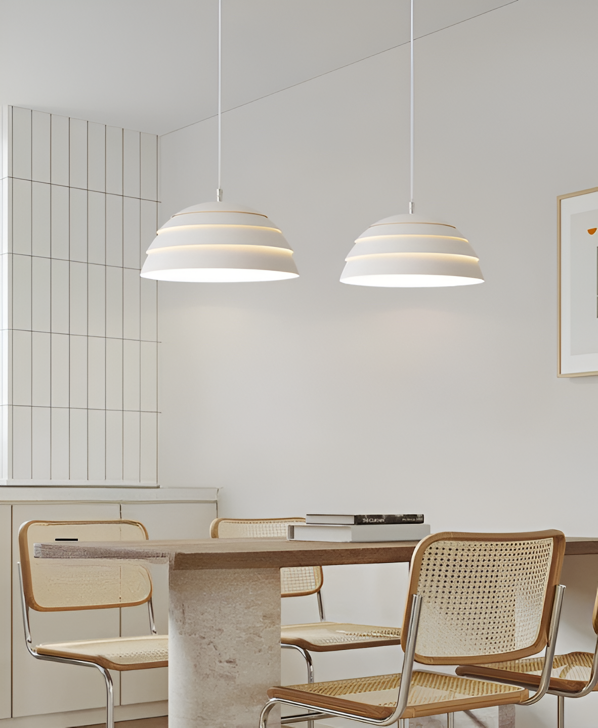 Helle led hanglamp - hiërarchische koepel hanglamp - snoer hanglamp