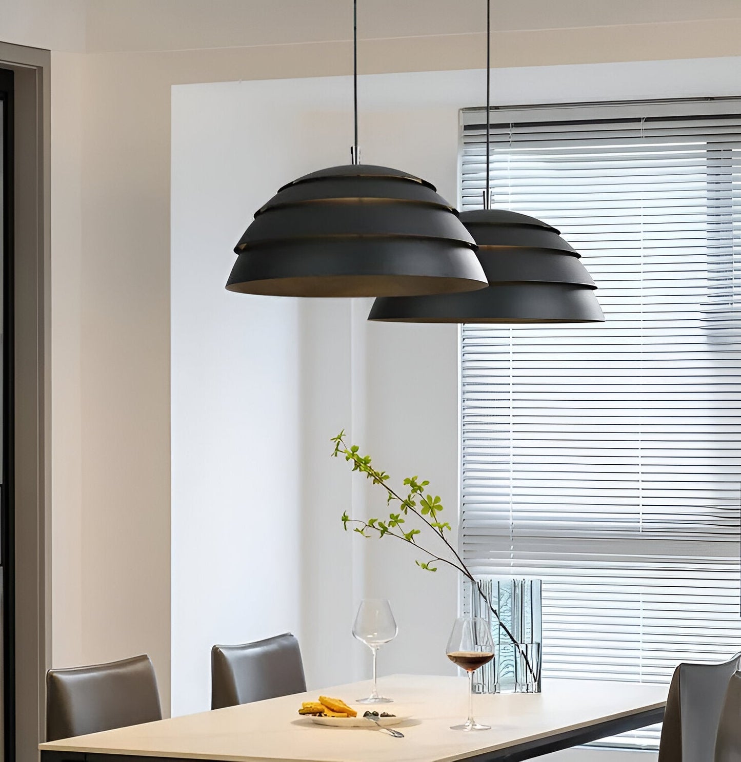 Helle led hanglamp - hiërarchische koepel hanglamp - snoer hanglamp