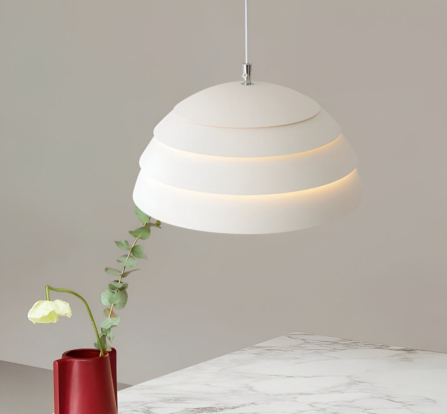 Helle led hanglamp - hiërarchische koepel hanglamp - snoer hanglamp