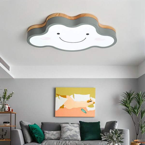 Jollysky plafondlamp - lachende wolk led inbouwlamp voor de kinderkamer