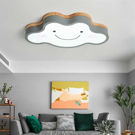 Jollysky plafondlamp - lachende wolk led inbouwlamp voor de kinderkamer