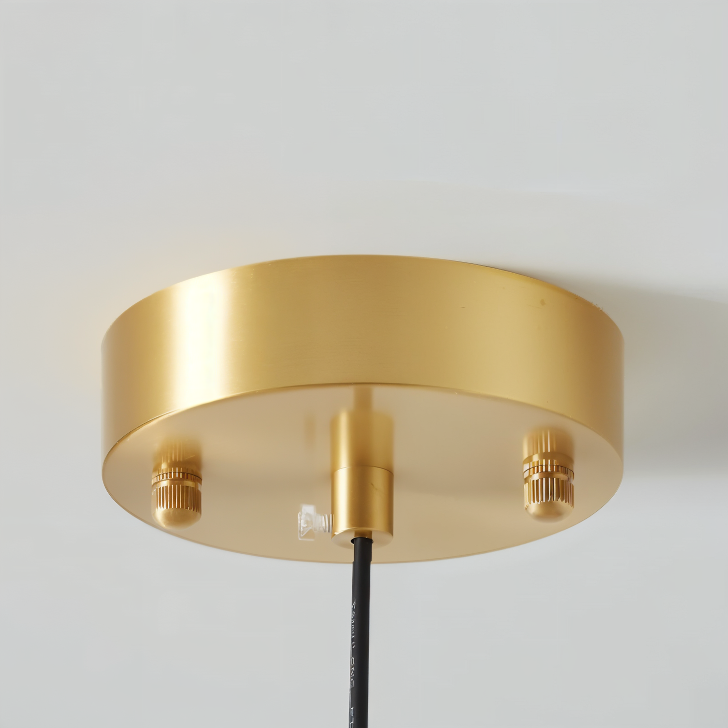 Koperen koepellamp - retro oranje wit bauhaus led hanglamp