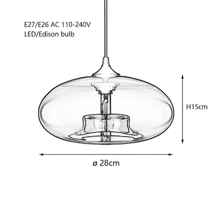 LivelyPop hanglamp - decoratieve vintage glazen hanglampen