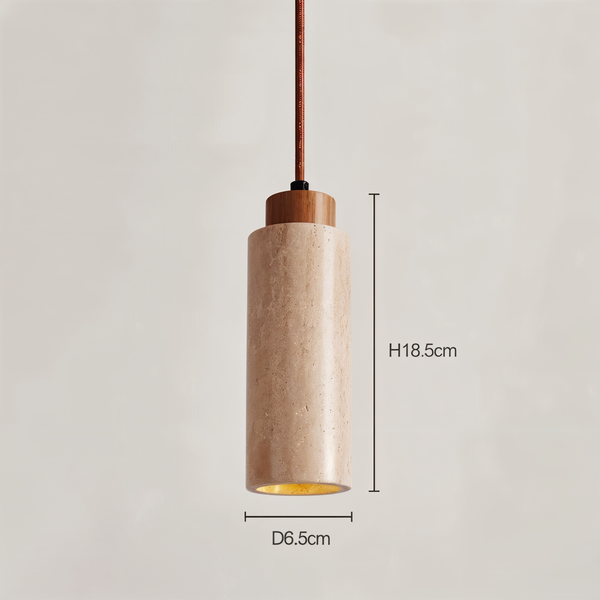 Marmeren plafondlampen verlichting - cilindrische marmeren lampen - buis hanglamp