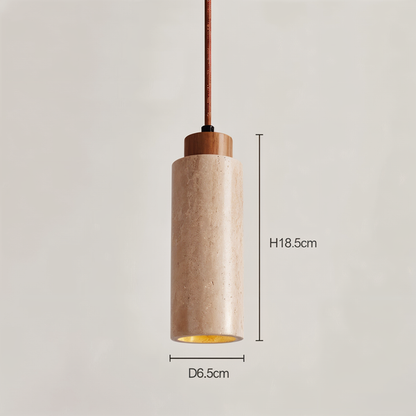 Marmeren plafondlampen verlichting - cilindrische marmeren lampen - buis hanglamp