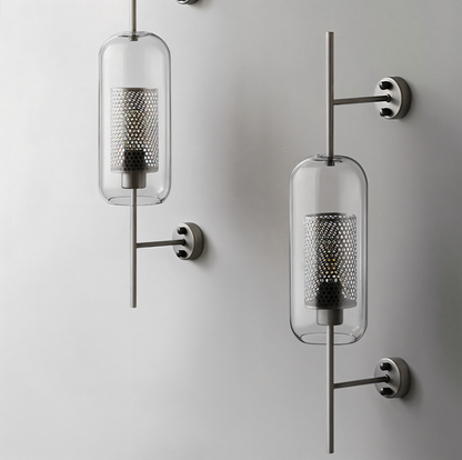 Orbee wandlamp - stijlvolle glazen wandlamp - honingraat wandlamp ontwerp - vintage wandlampen led
