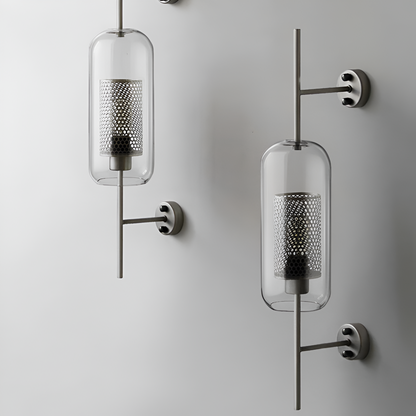 Orbee wandlamp - stijlvolle glazen wandlamp - honingraat wandlamp ontwerp - vintage wandlampen led